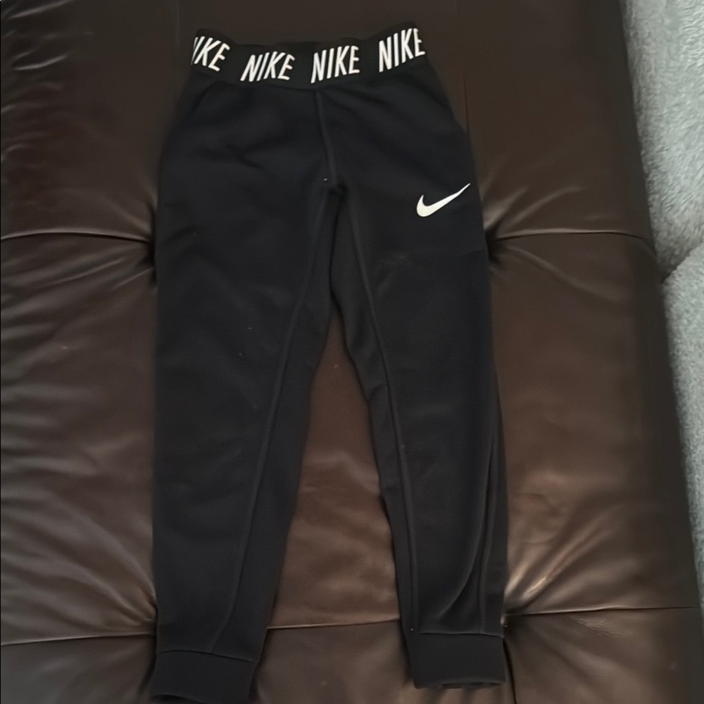 Nike Black Joggers with Iconic Swoosh
